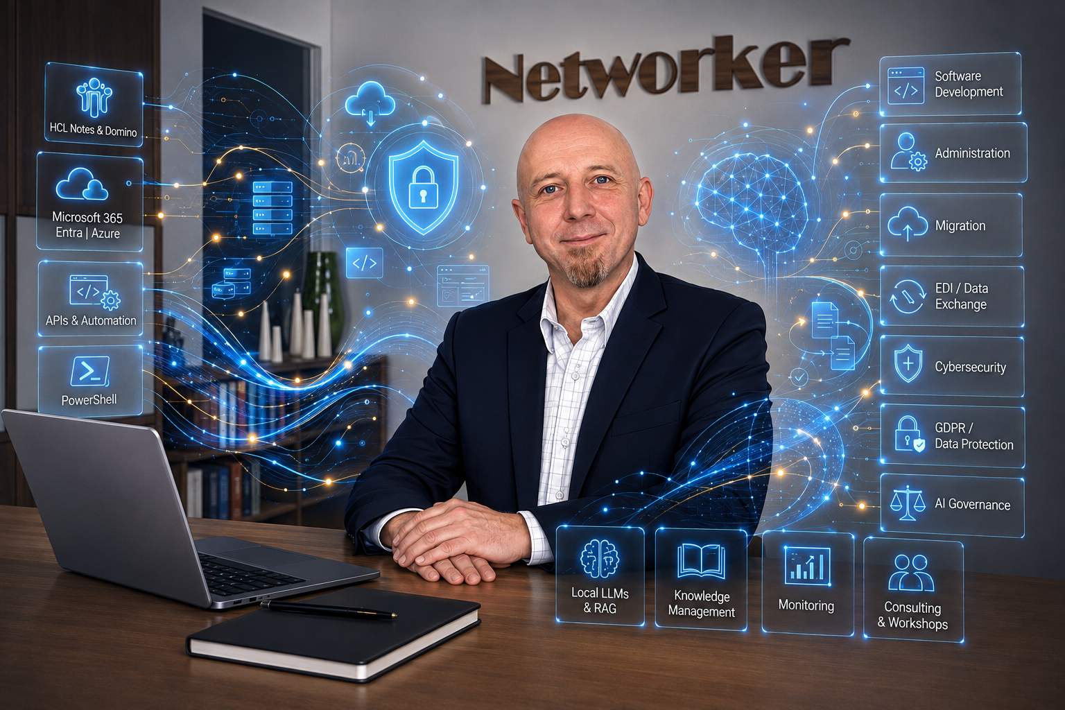 Networker Technologies, Team aus Gröbenzell bei München, Teamfoto folgt